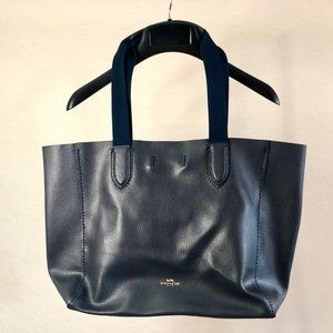 Coach Derby Tote | Midnight Blue | Pebble Leather